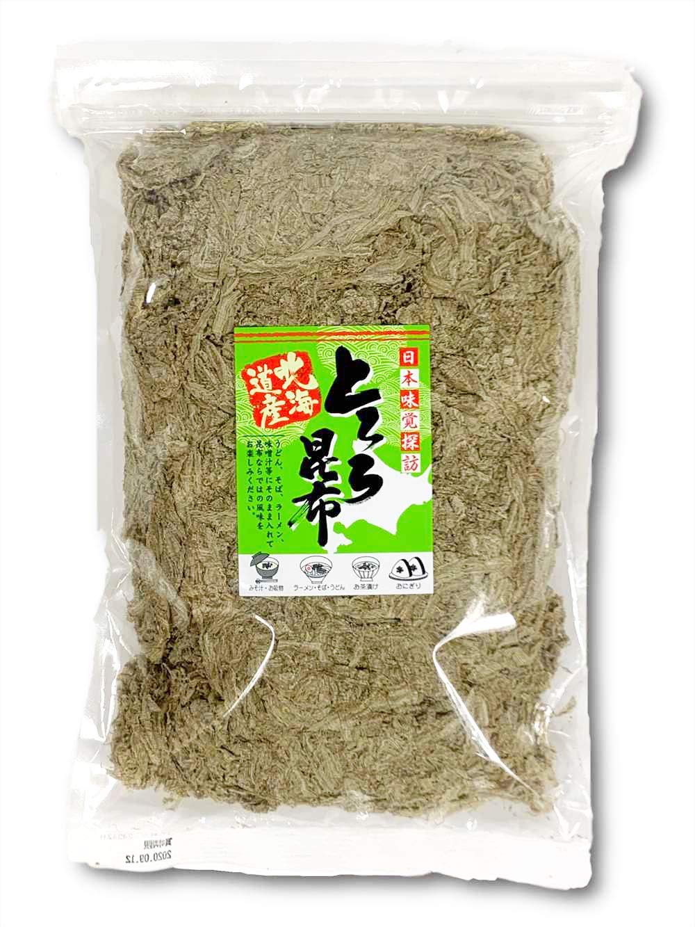 業務用とろろ昆布 北海道産天然昆布のみ使用 500g 大容量 チャック付き