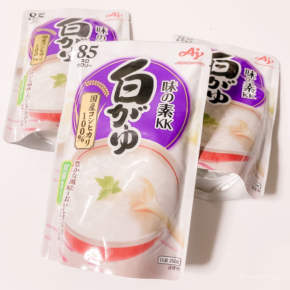 インスタント食品 レトルトお粥 味の素 白がゆ 250g×9個