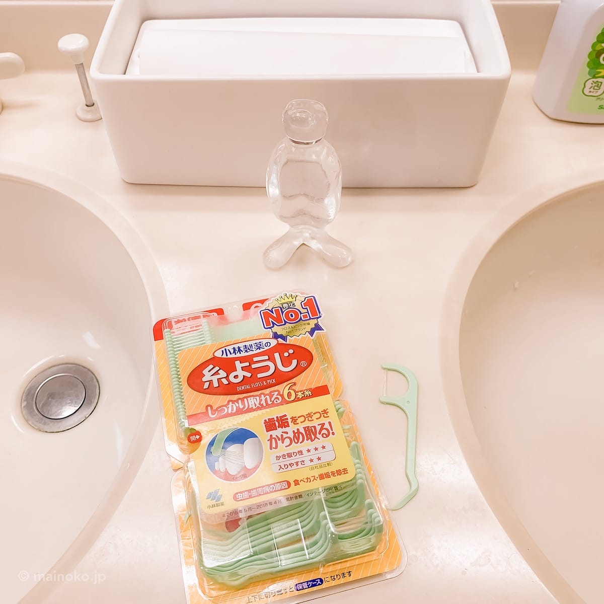 小林製薬の糸ようじ フロス&ピック デンタルフロス 60本×2個