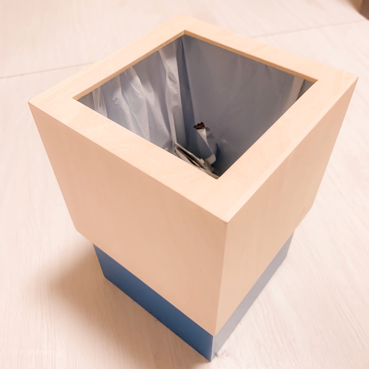 ヤマト工芸 蓋なしゴミ箱 W CUBE M